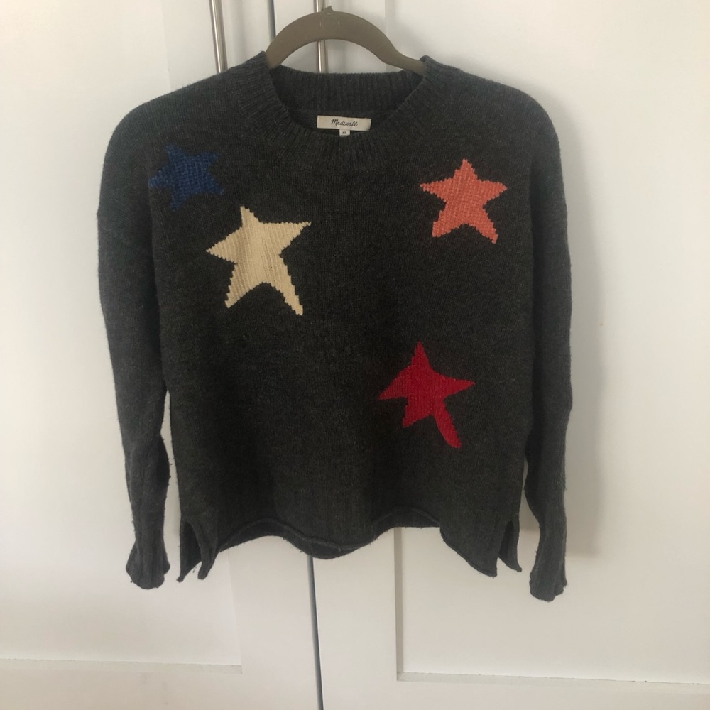 Madewell sweater with stars
